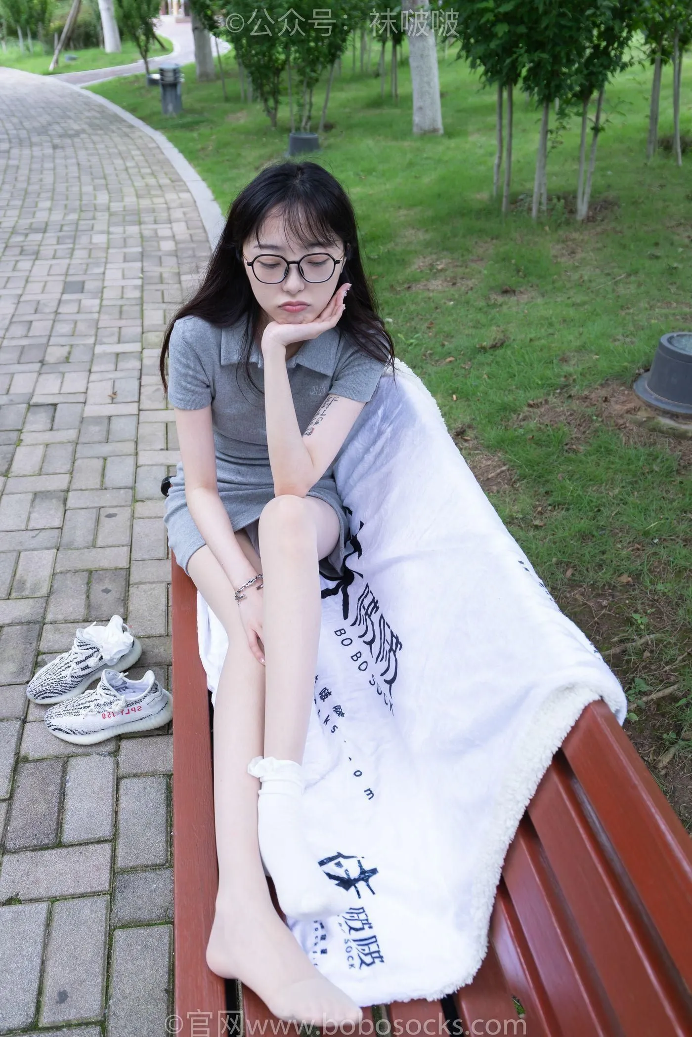 [BoBoSocks袜啵啵]NO.019 稚予-椰子、白棉袜、肉丝 [147P]插图6